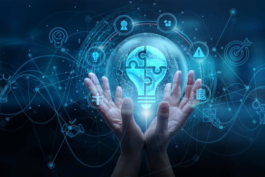 Hand man holding of global solutions network connection, tailored business requirements innovative strategies, scalable architecture, efficient implementation, effective support, problem-solving. AdobeStock 1326560466 e1749743726960 uai 4596x3064 1