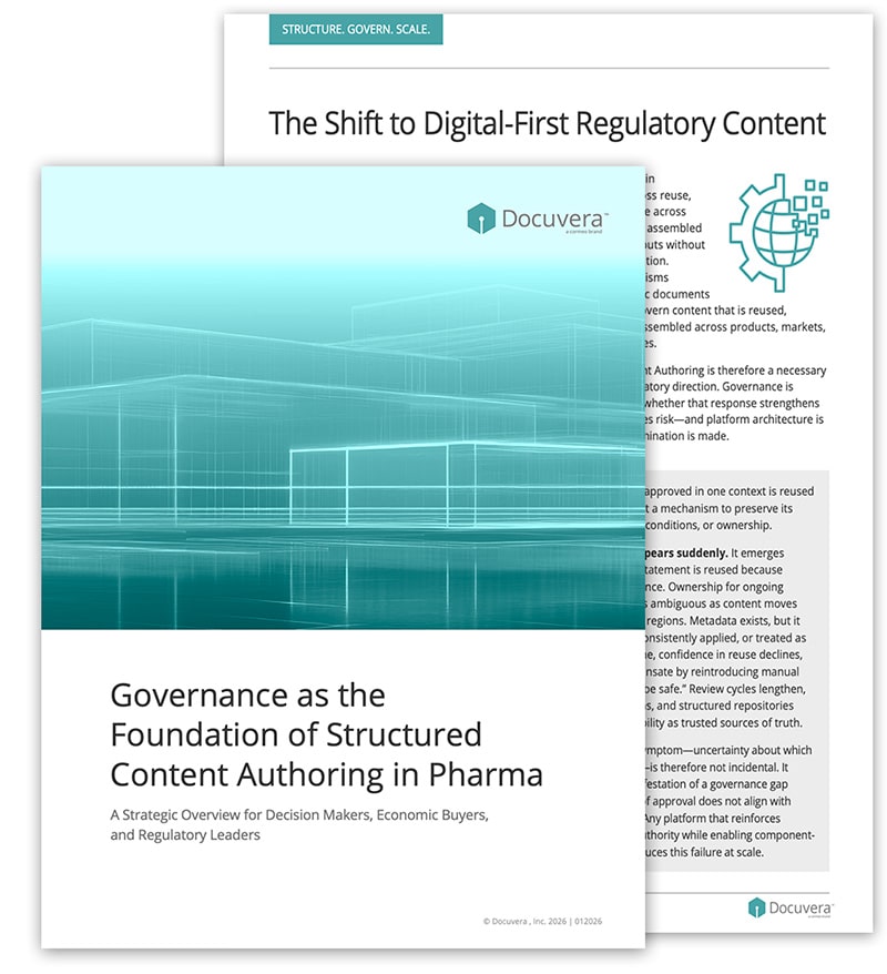 Governance as the Foundation of Structured Content Authoring in Pharma