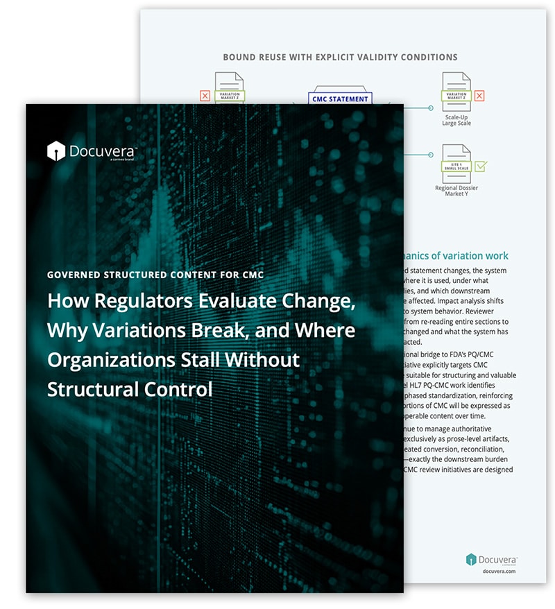 Governed Structured Content for CMC Cover
